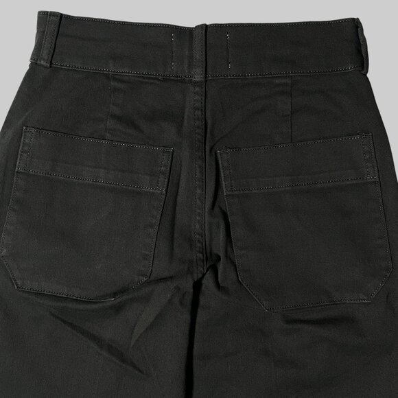 NWT Everlane The Organic Kick Flare Pant Womens 4 Black - Picture 9 of 12